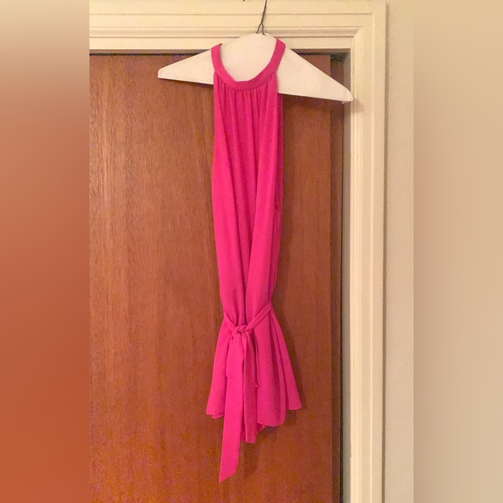 Saylor hot pink romper